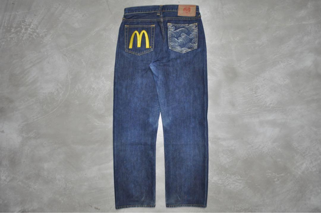 Mcdonalds Staff Uniform Denim Pants 