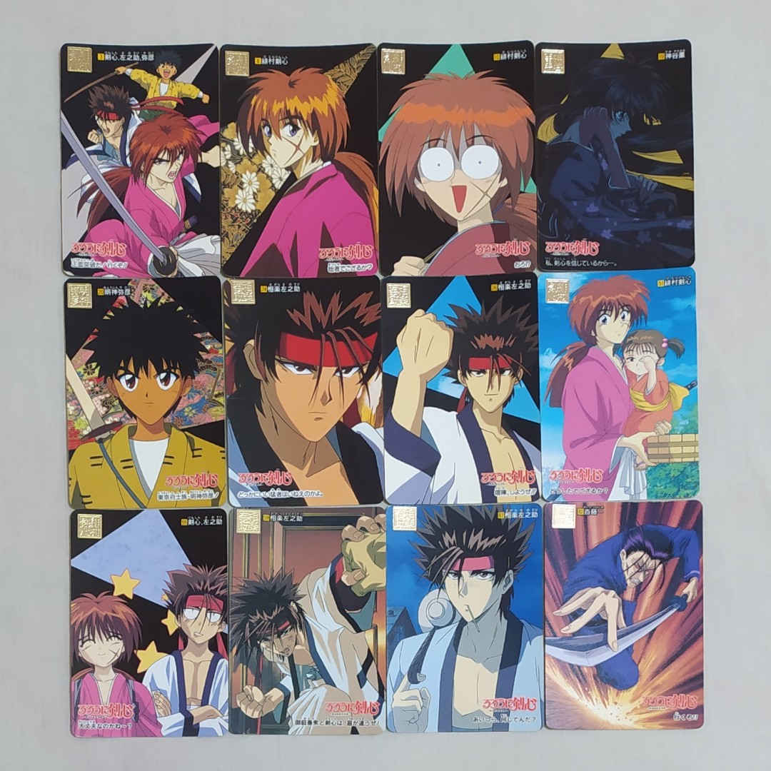 Rurouni Kenshin #10 Kenshin Himura BANDAI Japanese anime TCG Vintage Card