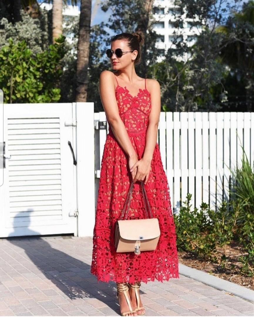 Self portrait kleid azalea top