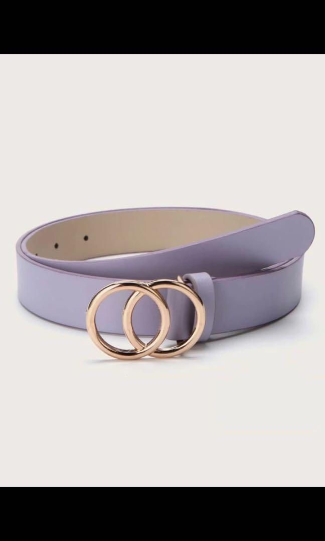 Shein Double O Ring Belt Women S Fashion Accessories Belts On Carousell