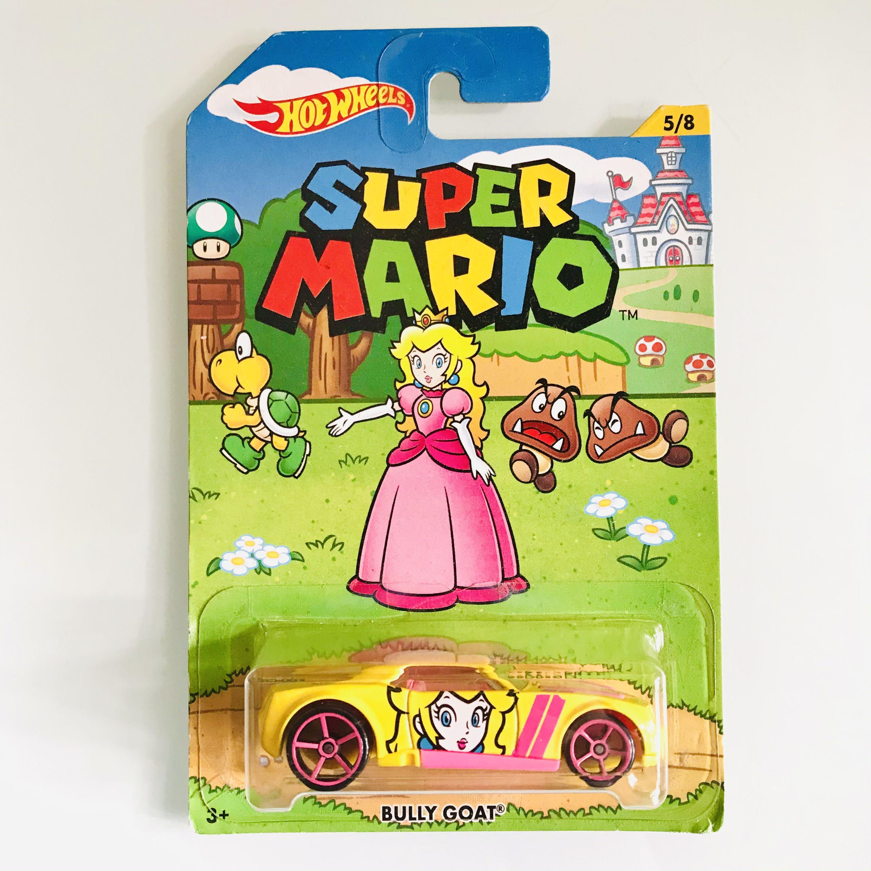Super Mario Hot Wheels PRINCESS PEACH Bully Goat Car Hotwheels