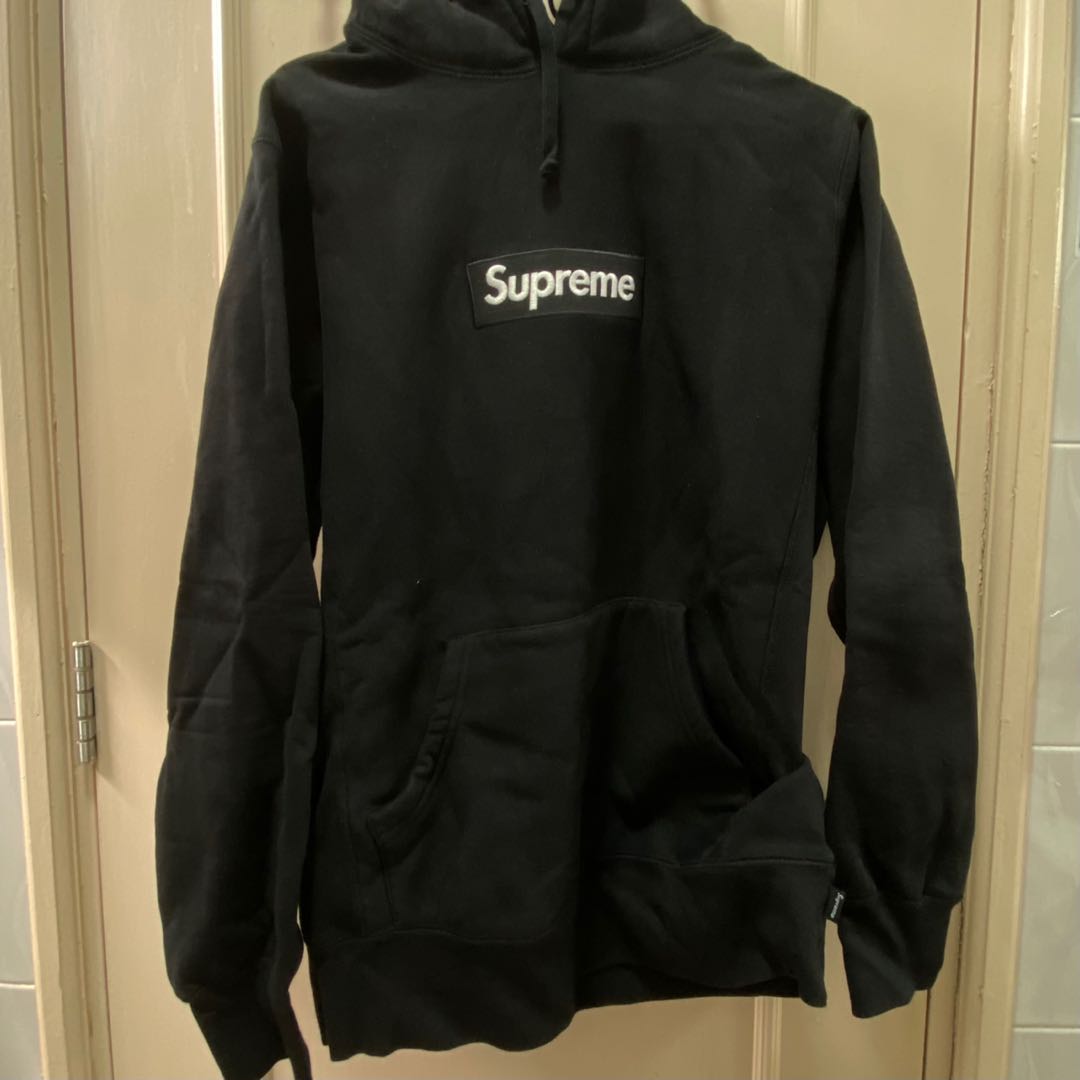 SUPREME RED & PURPLE BOX LOGO HOODIE, Men's Fashion, Tops & Sets, Hoodies  on Carousell