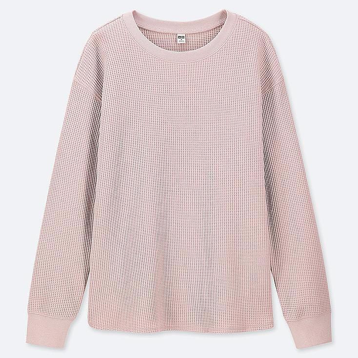 Uniqlo Waffle Pink Top Sweater 