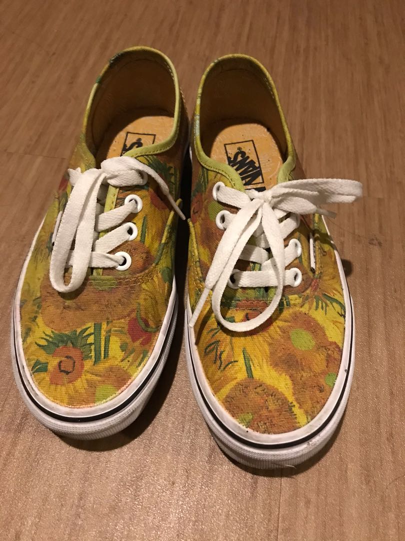 van gogh sunflowers vans
