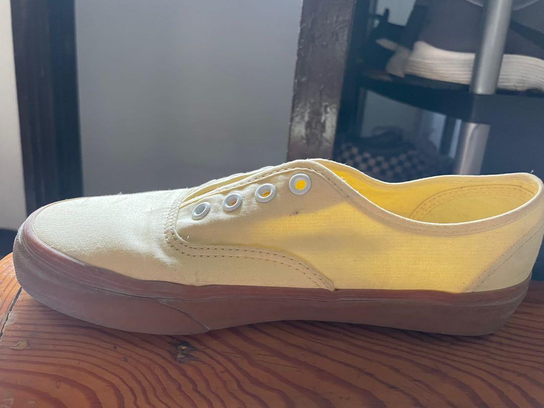 Vans yellow gum sole clearance