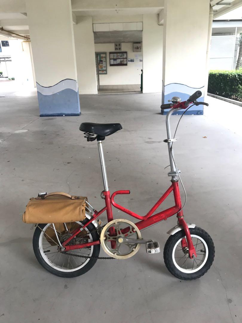 Vintage folding deals bikes
