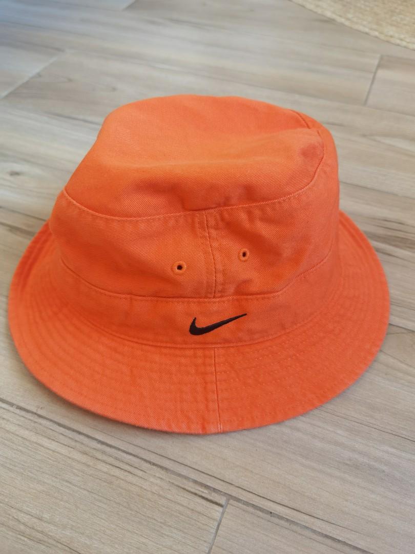orange nike bucket hat