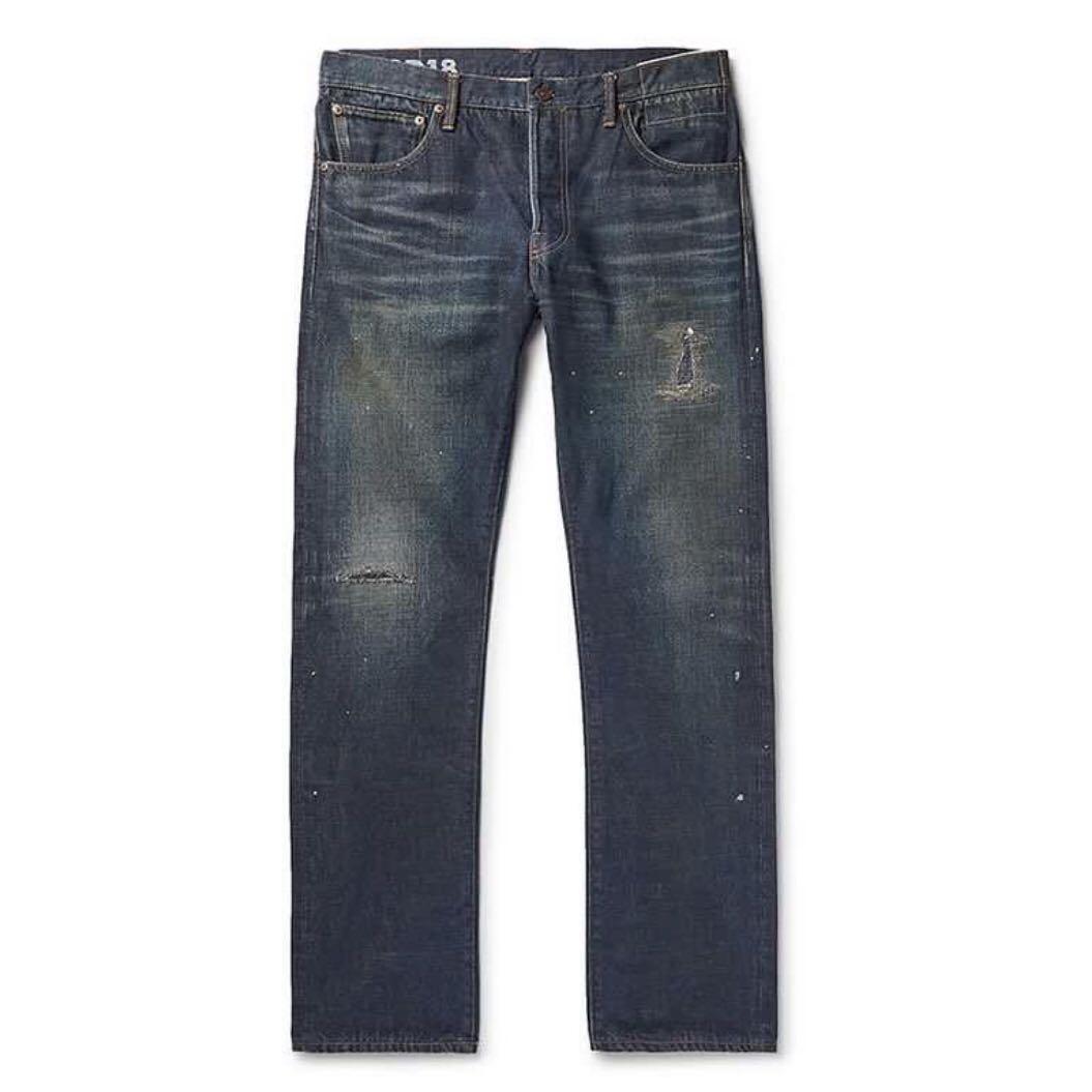 Visvim 18aw social sculpture 01 slim D18 W32 - d17 d27 101 denim