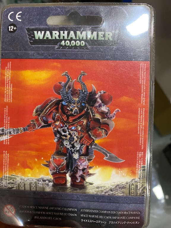 Warhammer 50k - Chaos Space Marine Aspiring Champion, Hobbies & Toys & Games Carousell