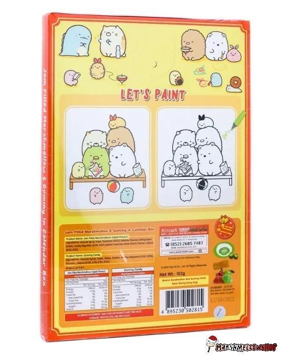 (現貨) 聖誕倒數日曆 Christmas Advent Calendar 角落生物 Sumikko Gurashi 軟糖棉花糖, 嘢食