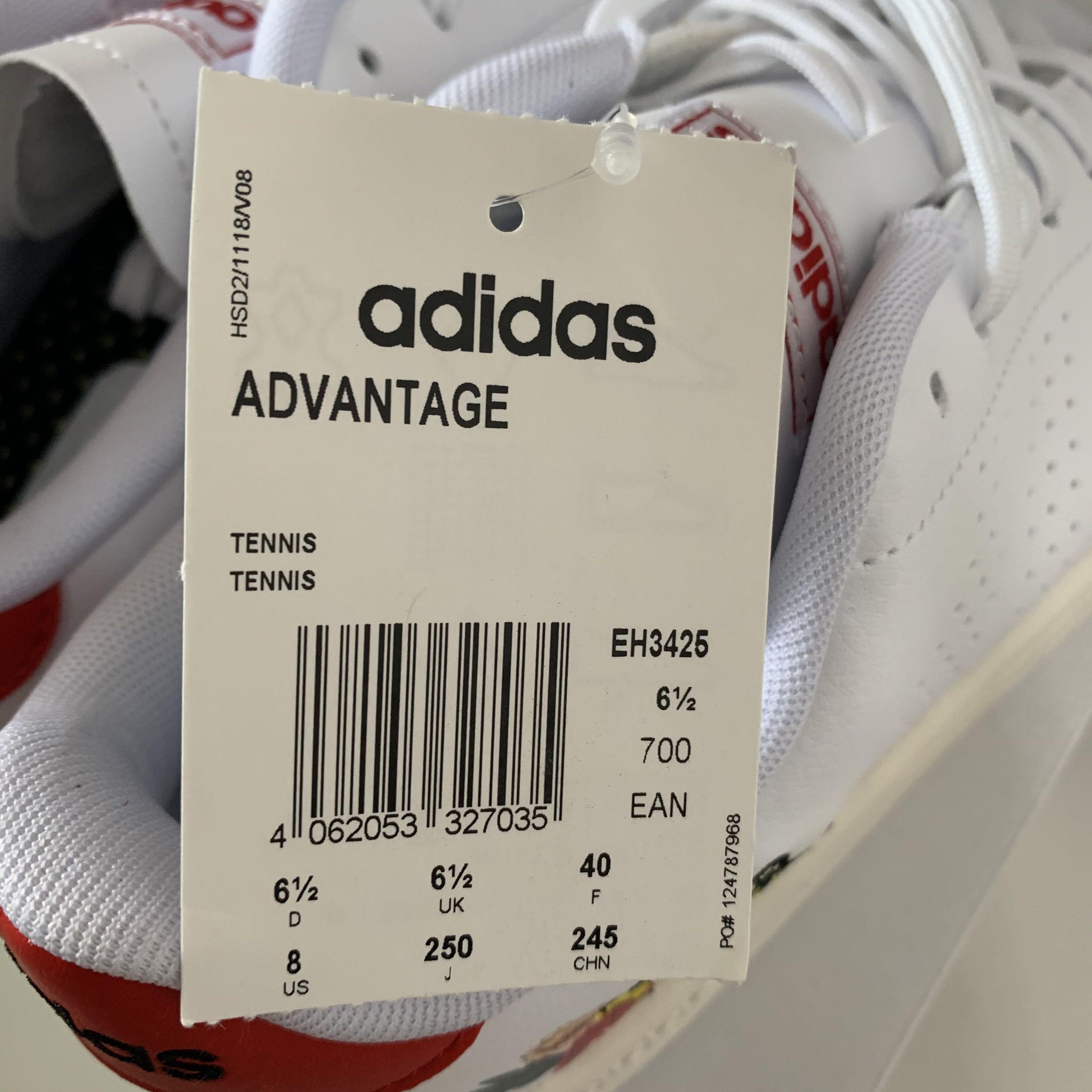 Adidas Tennis Advantage Shoes Women White, Women's Fashion, Footwear,  Sneakers on Carousell