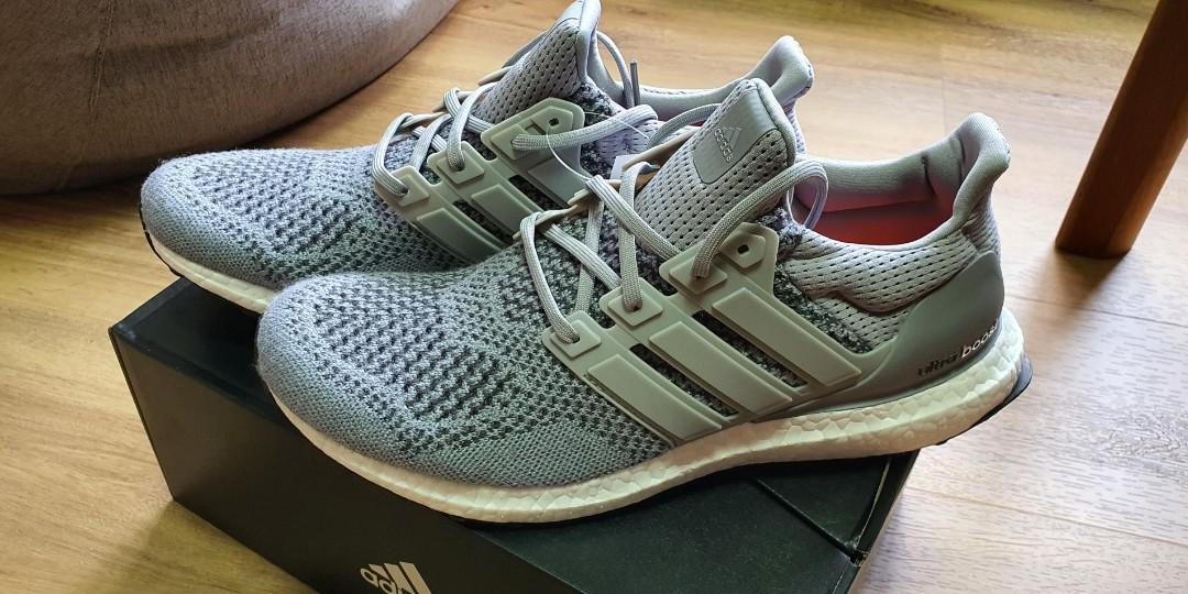 Adidas Ultra Boost Wool Grey 1.0 Men s Fashion Footwear Sneakers on Carousell