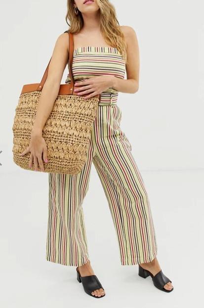 Warehouse straw bag on sale