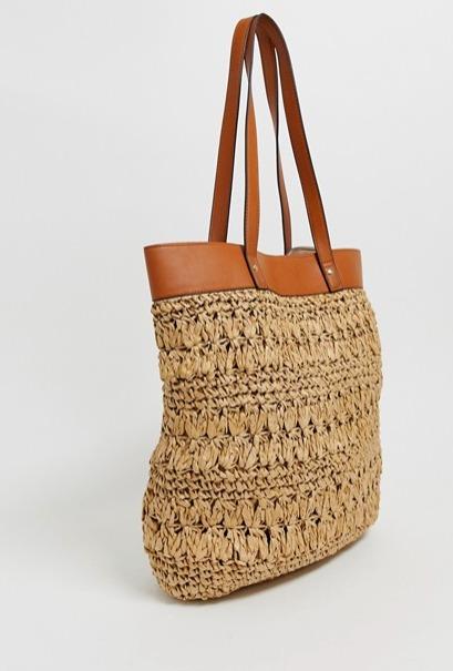 Warehouse straw bag best sale