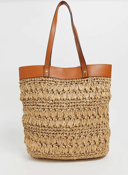 Warehouse shop straw bag