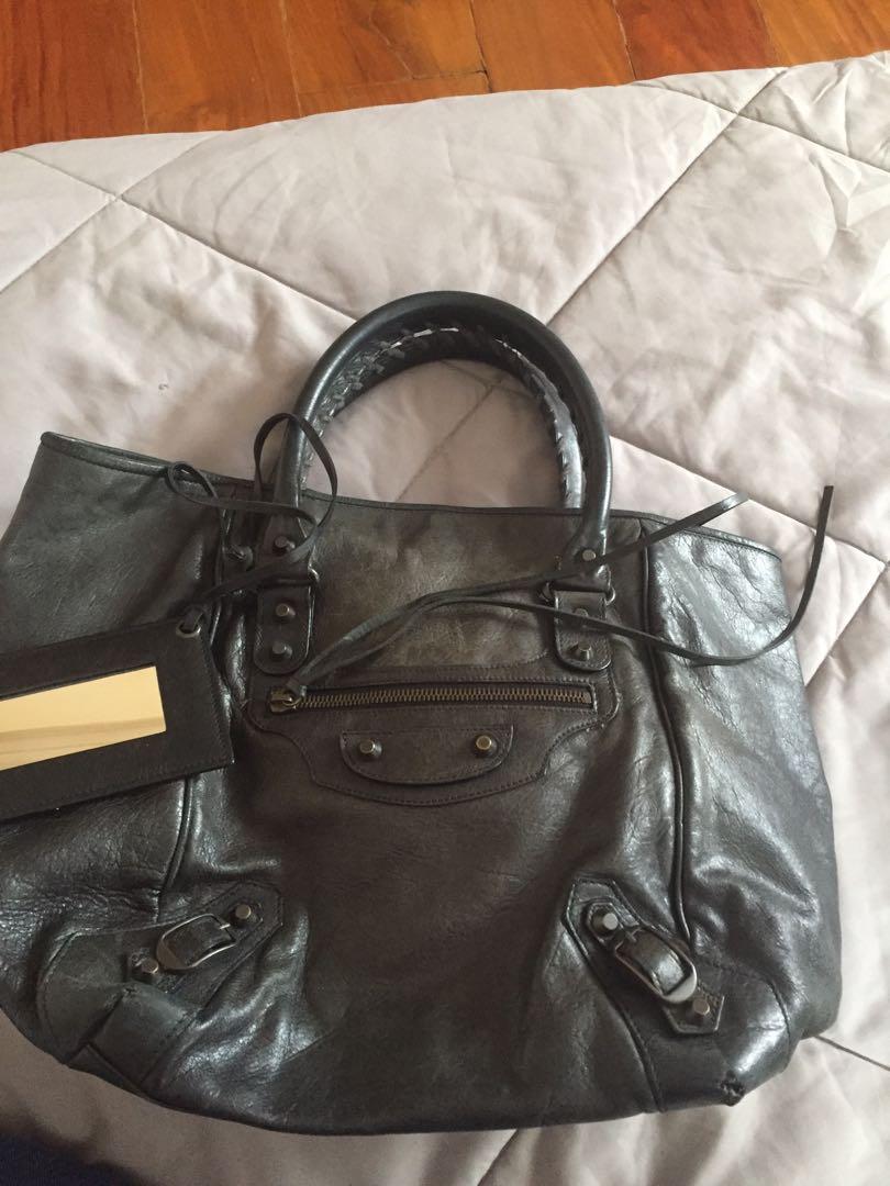 Auth balenciaga Sunday tote, Luxury, Bags & on Carousell