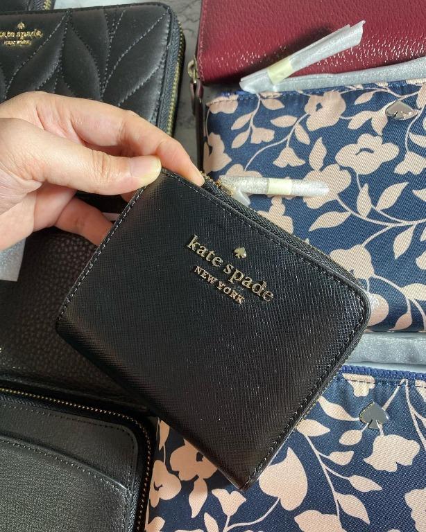 AUTHENTIC KATESPADE Staci small l-zip bifold wallet, Women's 