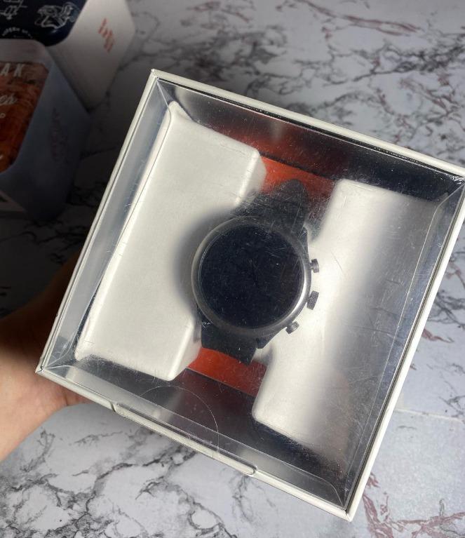 AUTHENTIC REFURBISHED Fossil Sport Smartwatch Black Silicone
