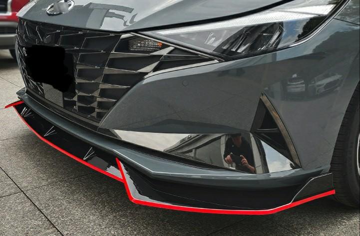 Hyundai Avante 2020 2021 CN7 custom front lip with installation ...