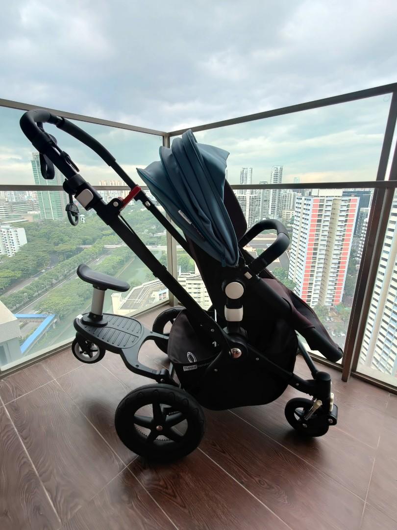 Bugaboo Cameleon 3 + wheeled board + + stand + mozzie and rain