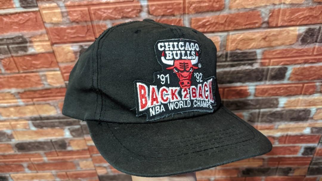 bulls 1992 championship hat (Custom), Men's Fashion, Watches
