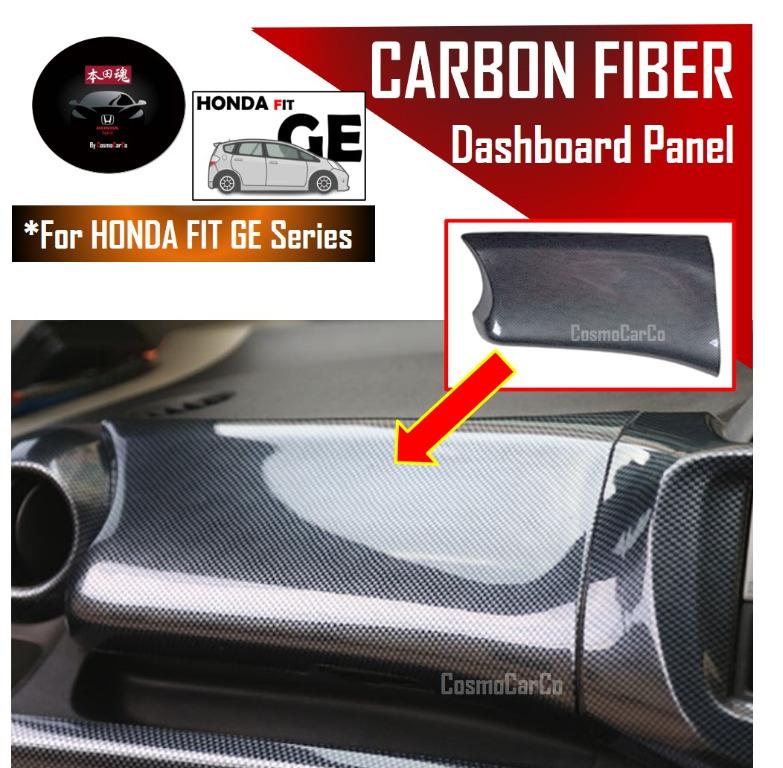 CARBON FIBER Print PVC Cover For Dashboard Plate Panel Cover 