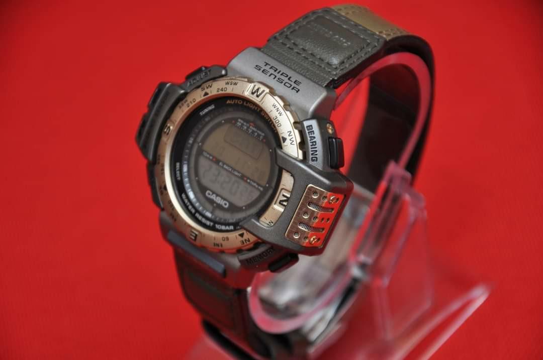 Casio Protrek PRT-400 Original Vintage Rare, Fesyen Pria, Jam Tangan di  Carousell