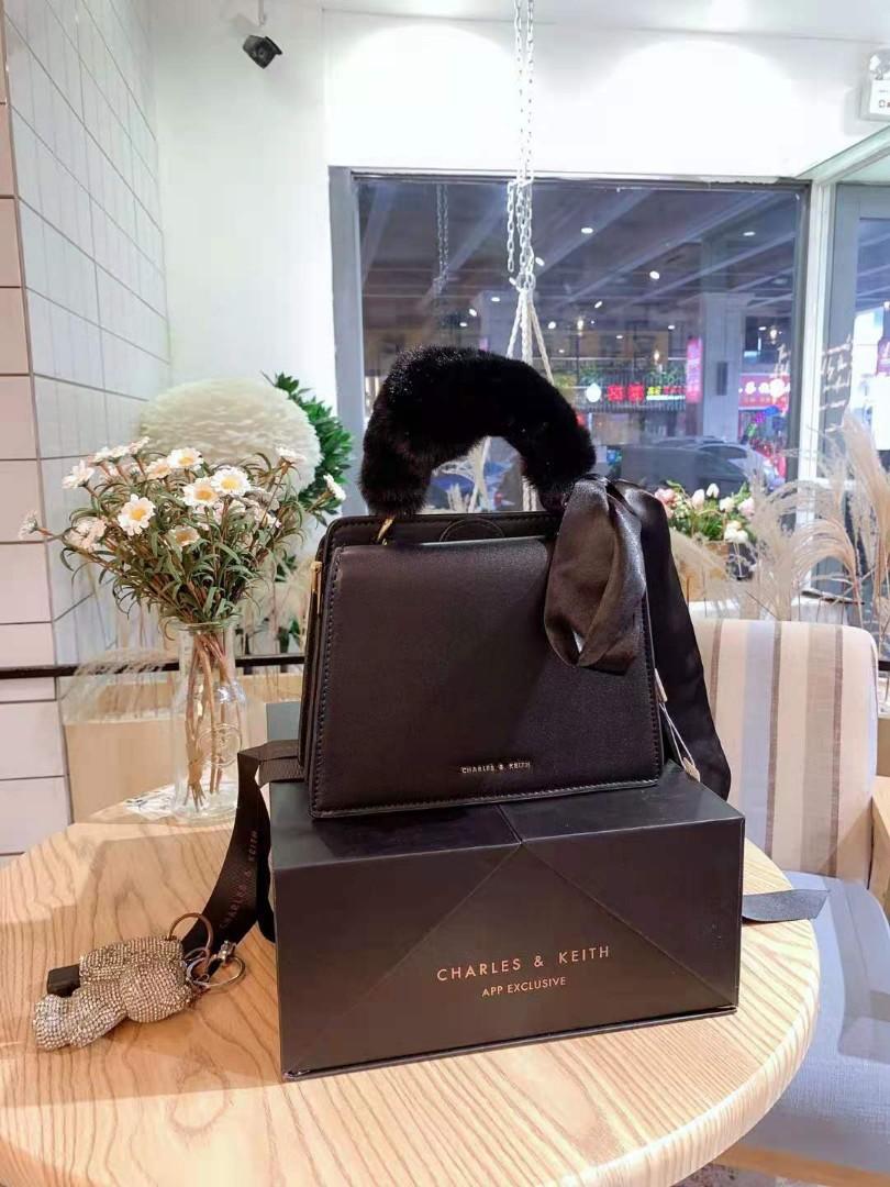 Charles & Keith Black Quilted Sling Bag, Women's Fashion, Bags & Wallets,  Cross-body Bags on Carousell