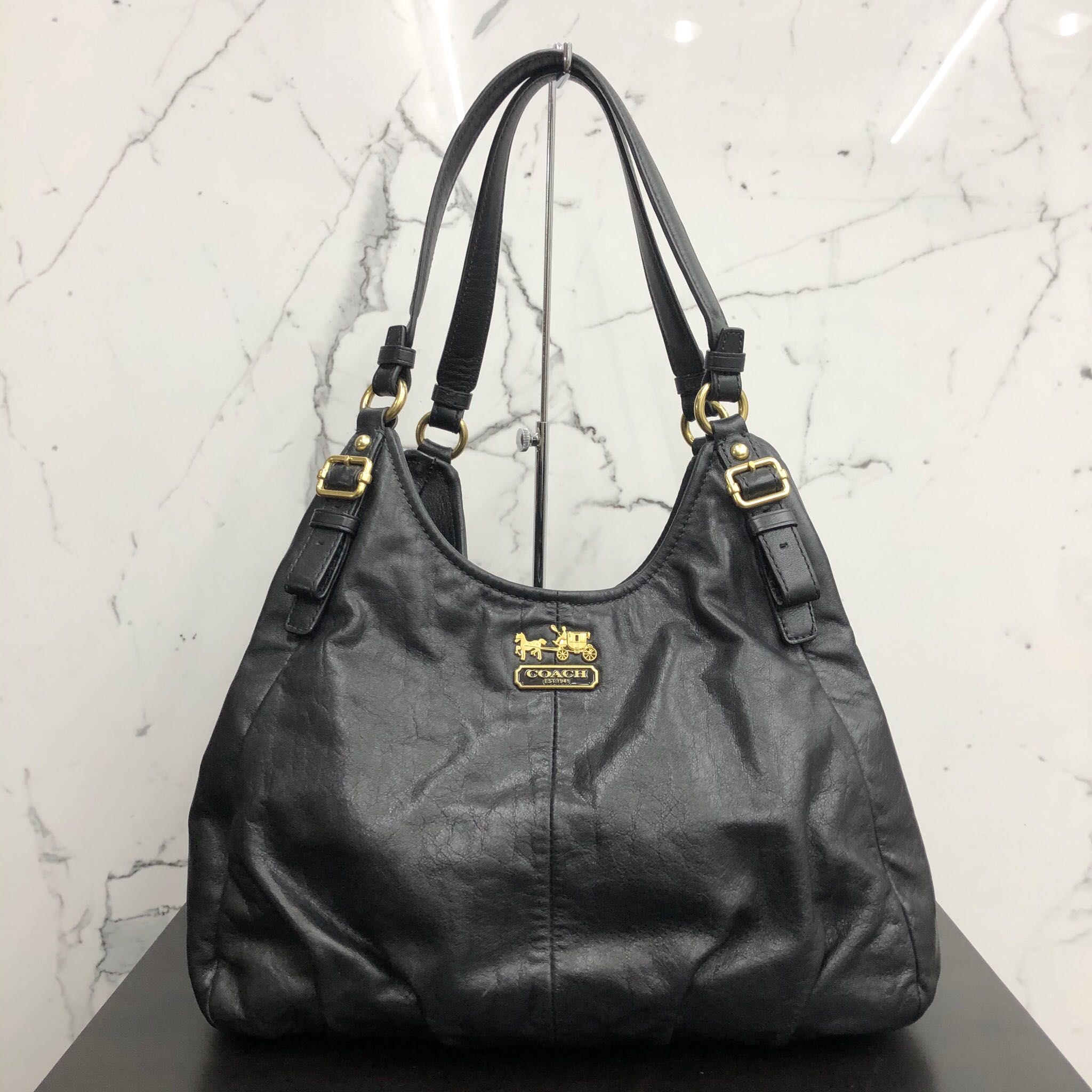 Coach madison maggie leather shoulder bag online