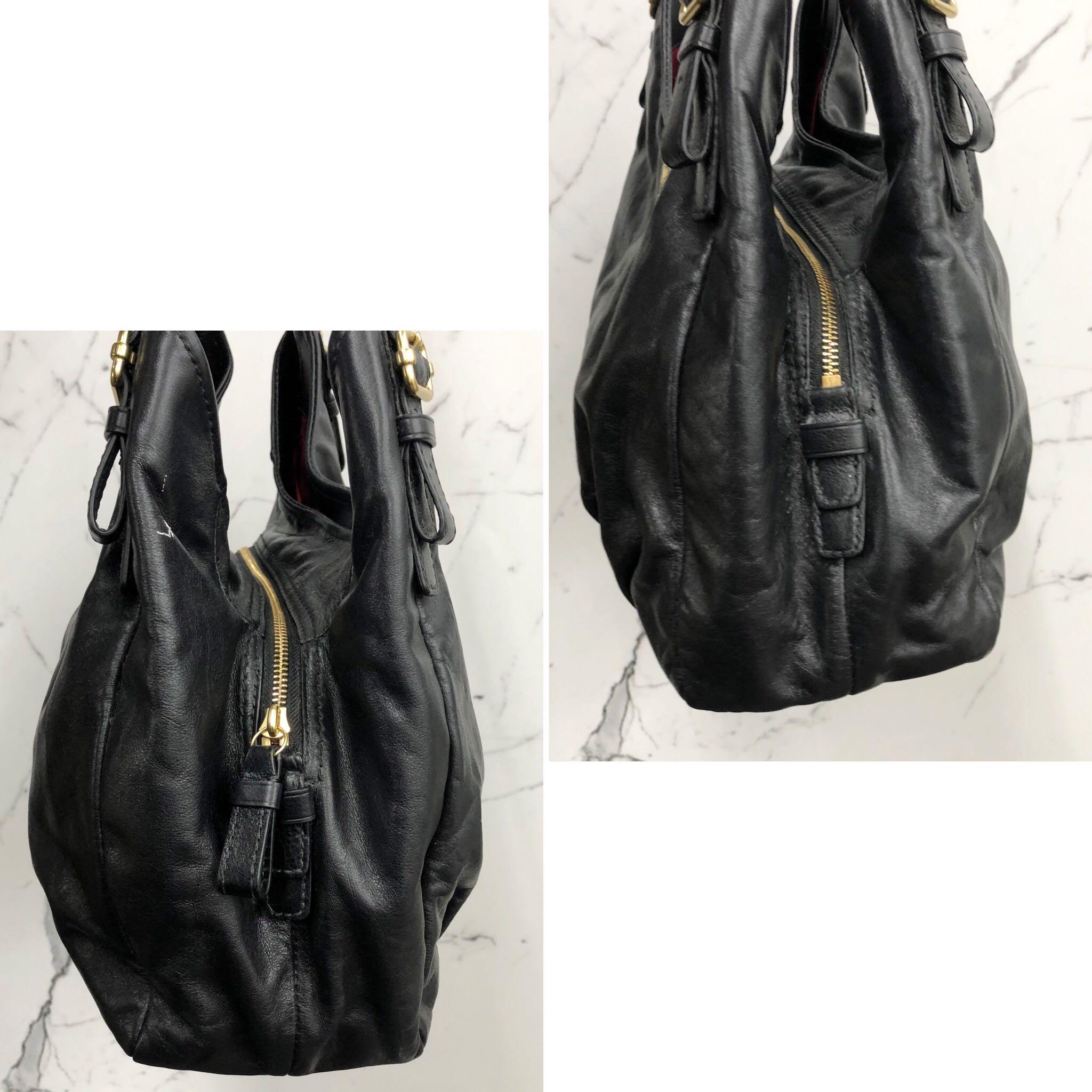 Madison leather bowling bag Coach Black in Leather - 16533051