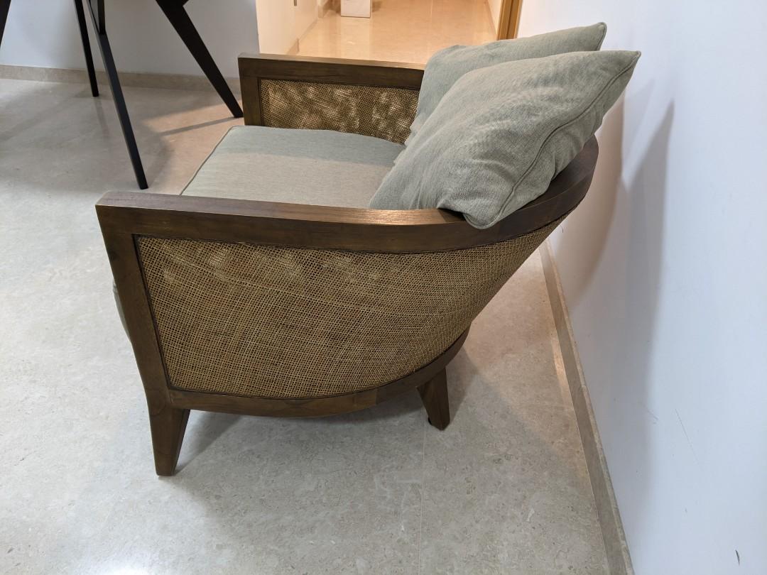 Coco Republic arm occasional chair Furniture Home Living