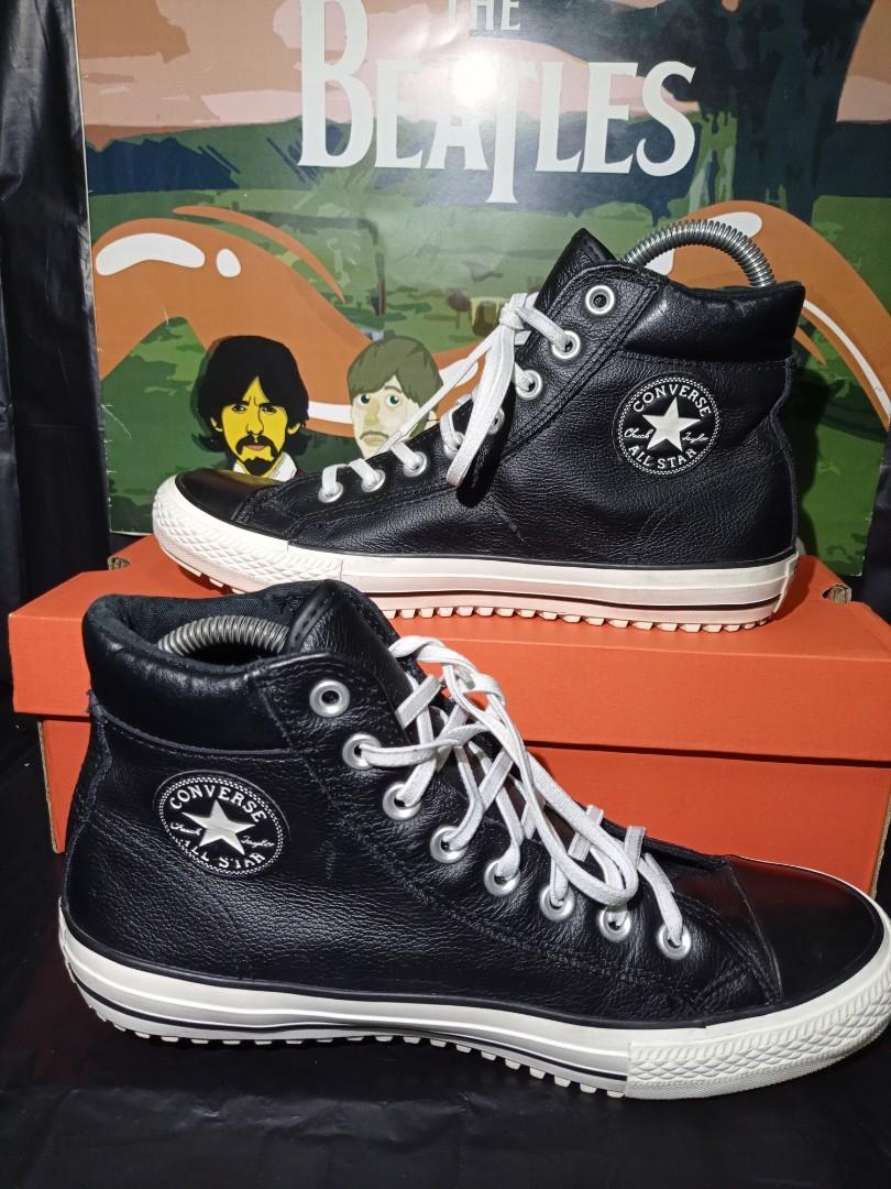 Converse leather shop thinsulate