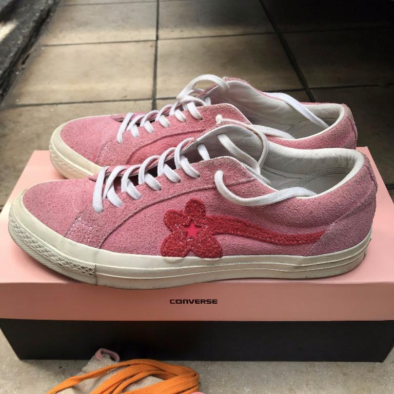 Converse one star ox tyler the creator golf le fleur geranium pink sale