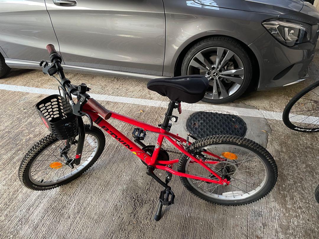 Btwin by Decathlon Racing Boy 320 Kids Cycle 20 inch 18 T Hybrid Cycle City Bike 6 Gear Red