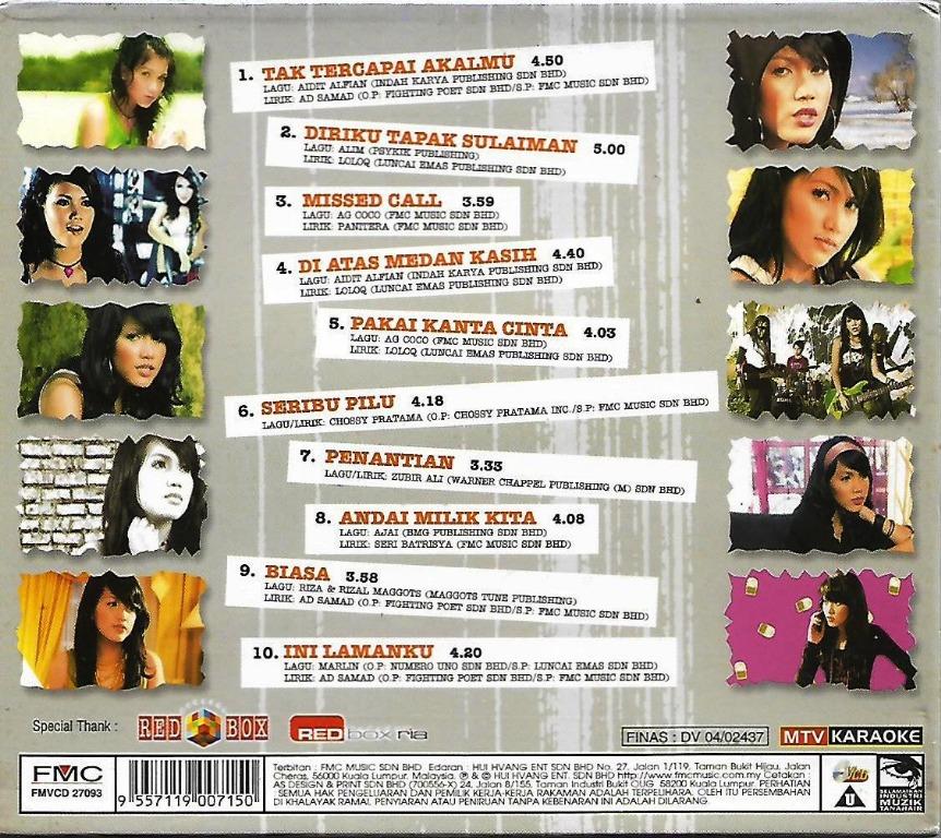 Elyana Bicara Mata Ini Vcd Mtv Karaoke Original Artist Music Media Cd S Dvd S Other Media On Carousell