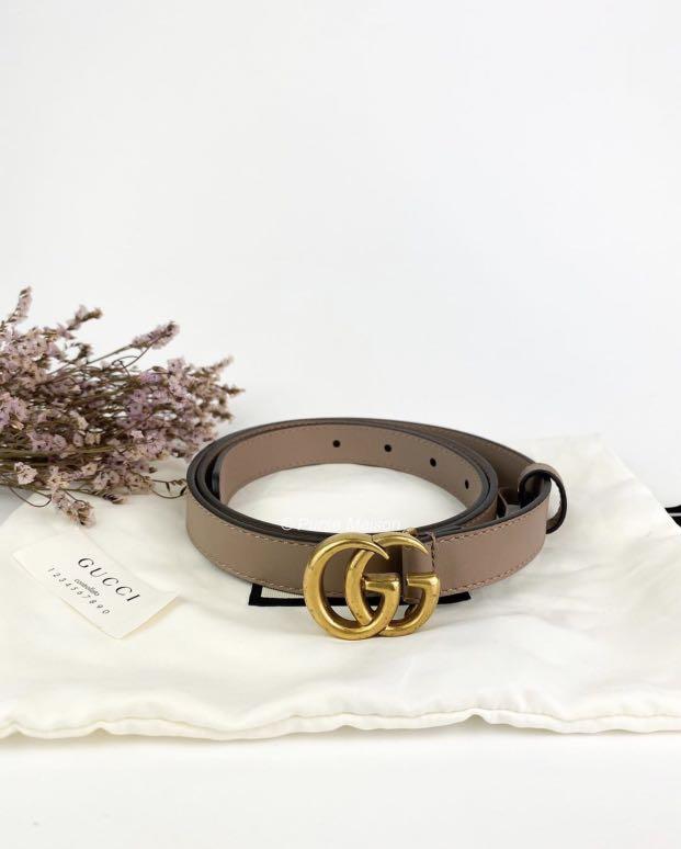 Dusty rose gucci belt on sale