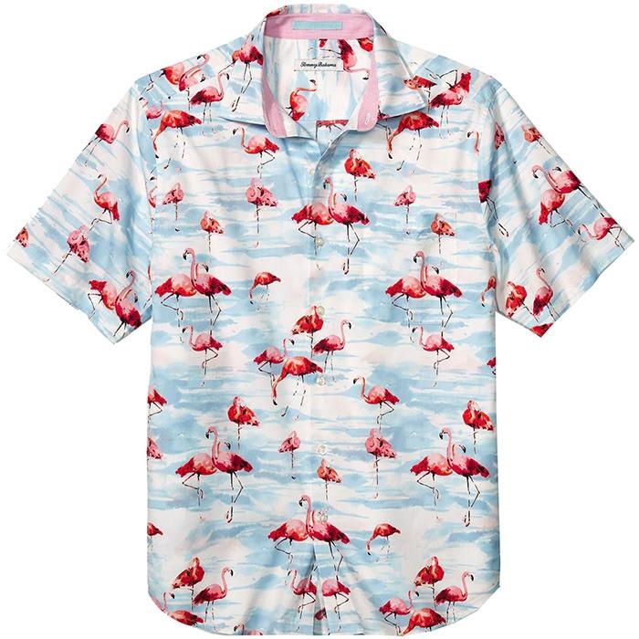 Tommy bahama store flamingo shirt
