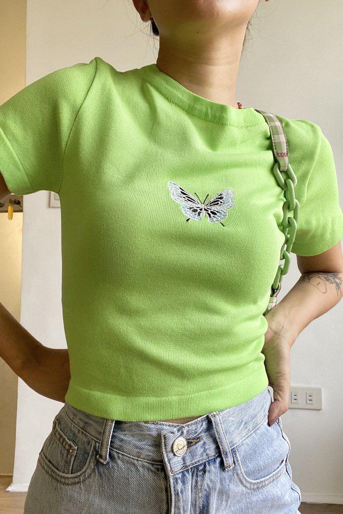 Green top (Shop Copper) (Category: Others Tops) located in Paranaque City. Submitted by mary_jj (Listing ID 1053101131, Image 2). Description: Brand new w tags on! Original price: 275 RFS: impulse buy best fits xs-m.