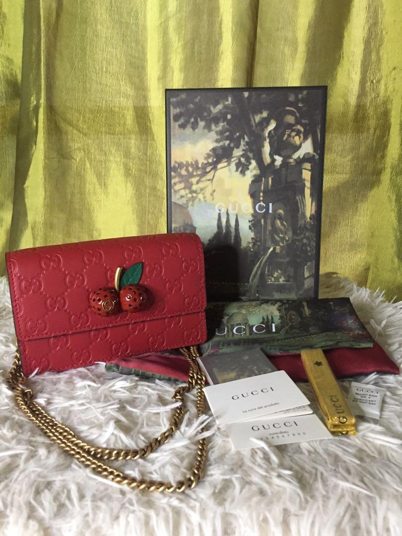 gucci cherry mini bag