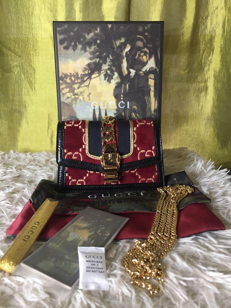 Gucci sylvie on sale velvet