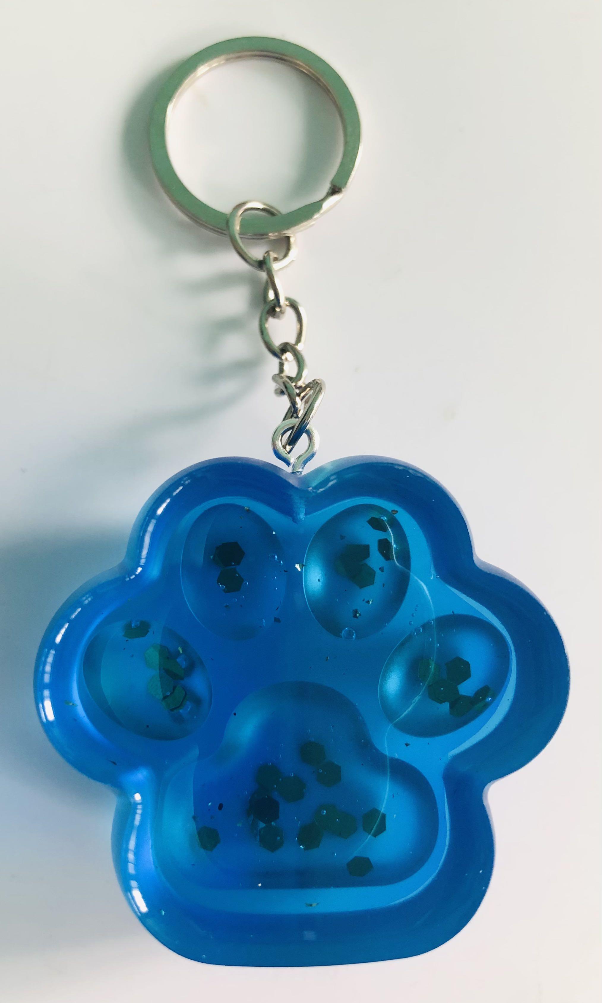 Cat discount paw keychain