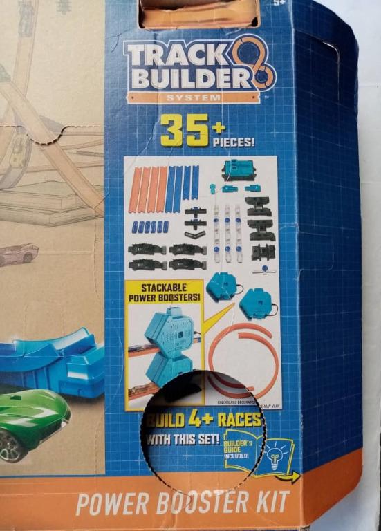 Hot Wheels Track Builder System Power Booster Kit 35 pieces