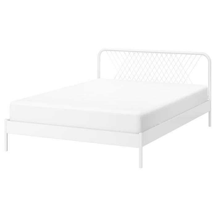 Ikea Queen Bed Frame Nesttun, Furniture & Home Living, Furniture, Bed