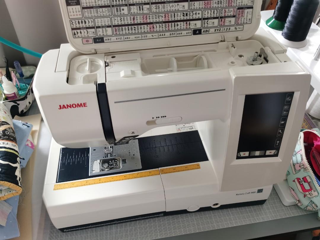 Janome MC9900, sewing & embroidery machine, Hobbies & Toys, Stationery