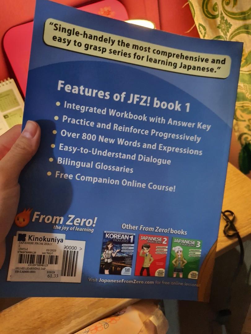 JAPANESE FROM ZERO Book 1, Hobbies & Toys, Books & Magazines, Assessment  Books on Carousell