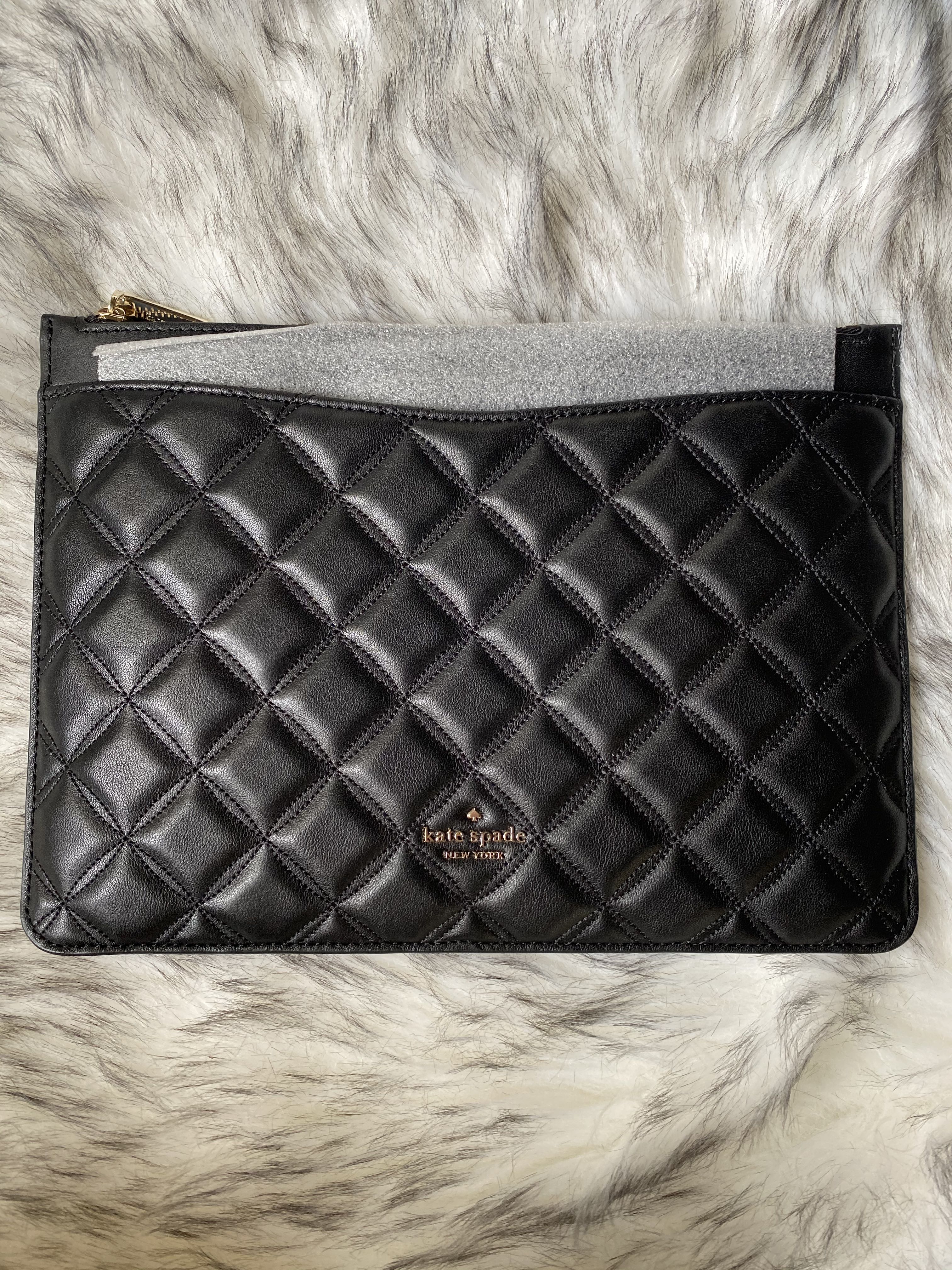 Kate spade natalia hotsell large zip pouch