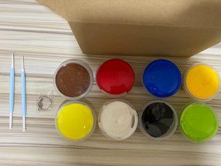 Kids air dry clay art