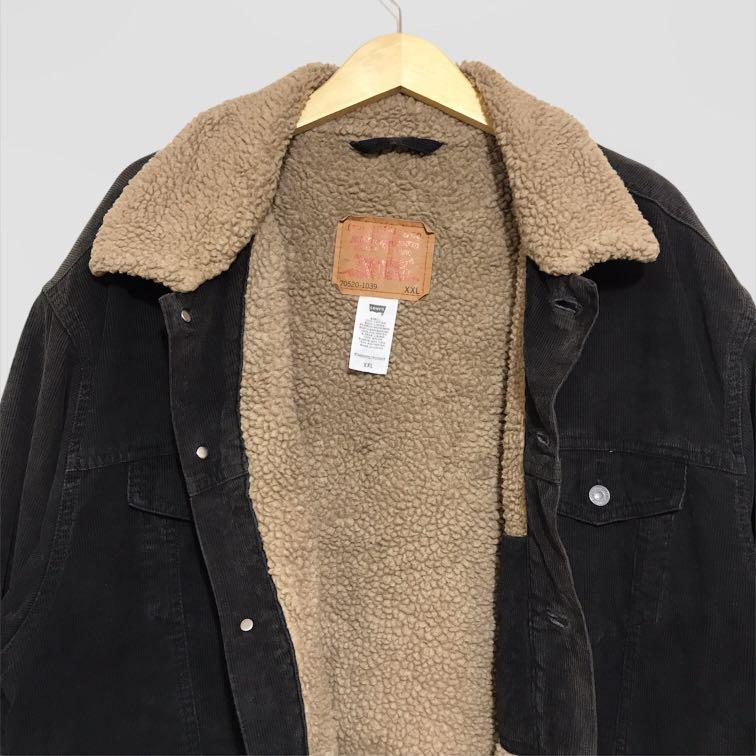 Levi's Corduroy Sherpa Lined Trucker 