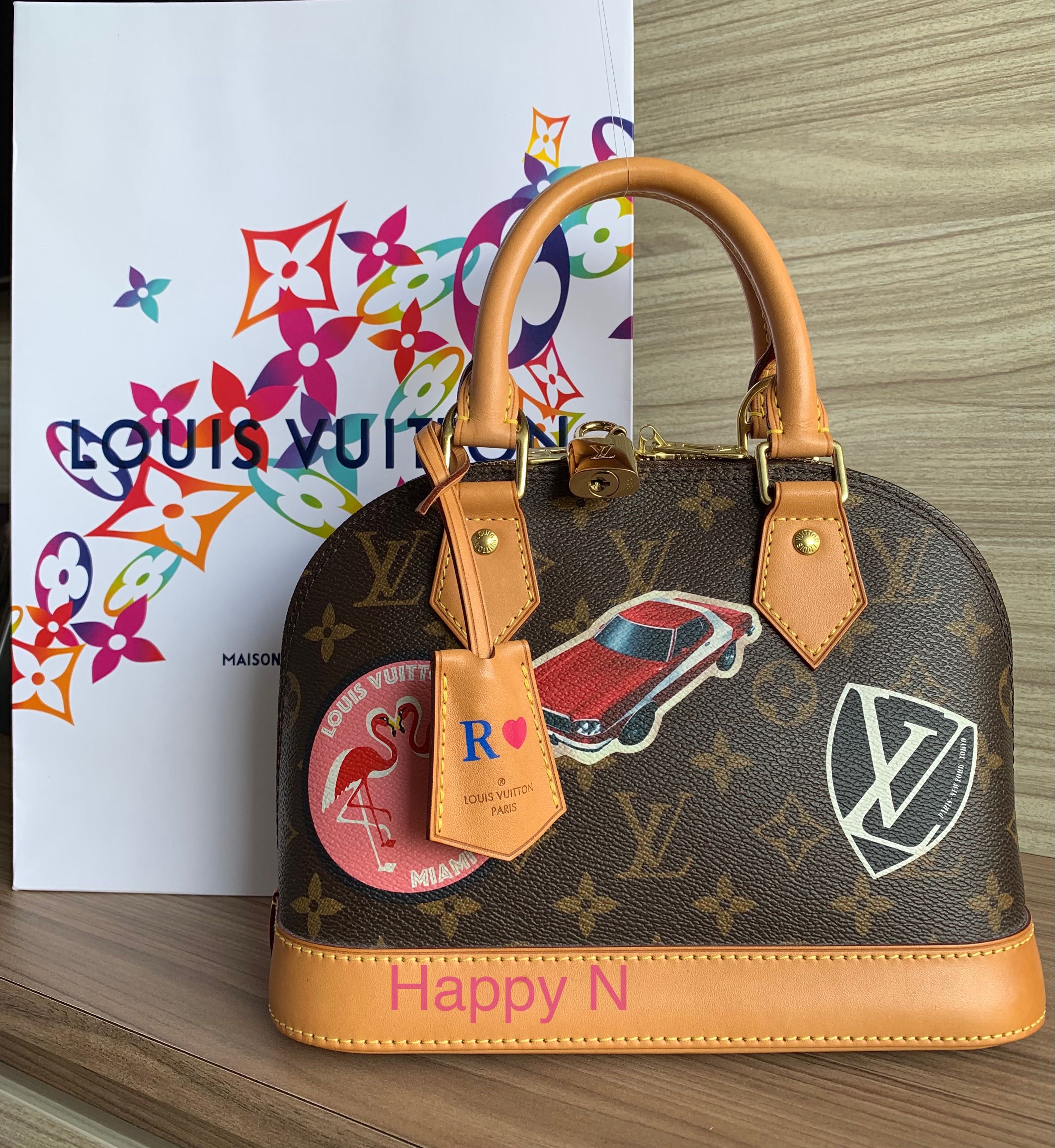 LOUIS VUITTON ALMA BB MONOGRAM  WEAR AND TEAR REVIEW USED for 7