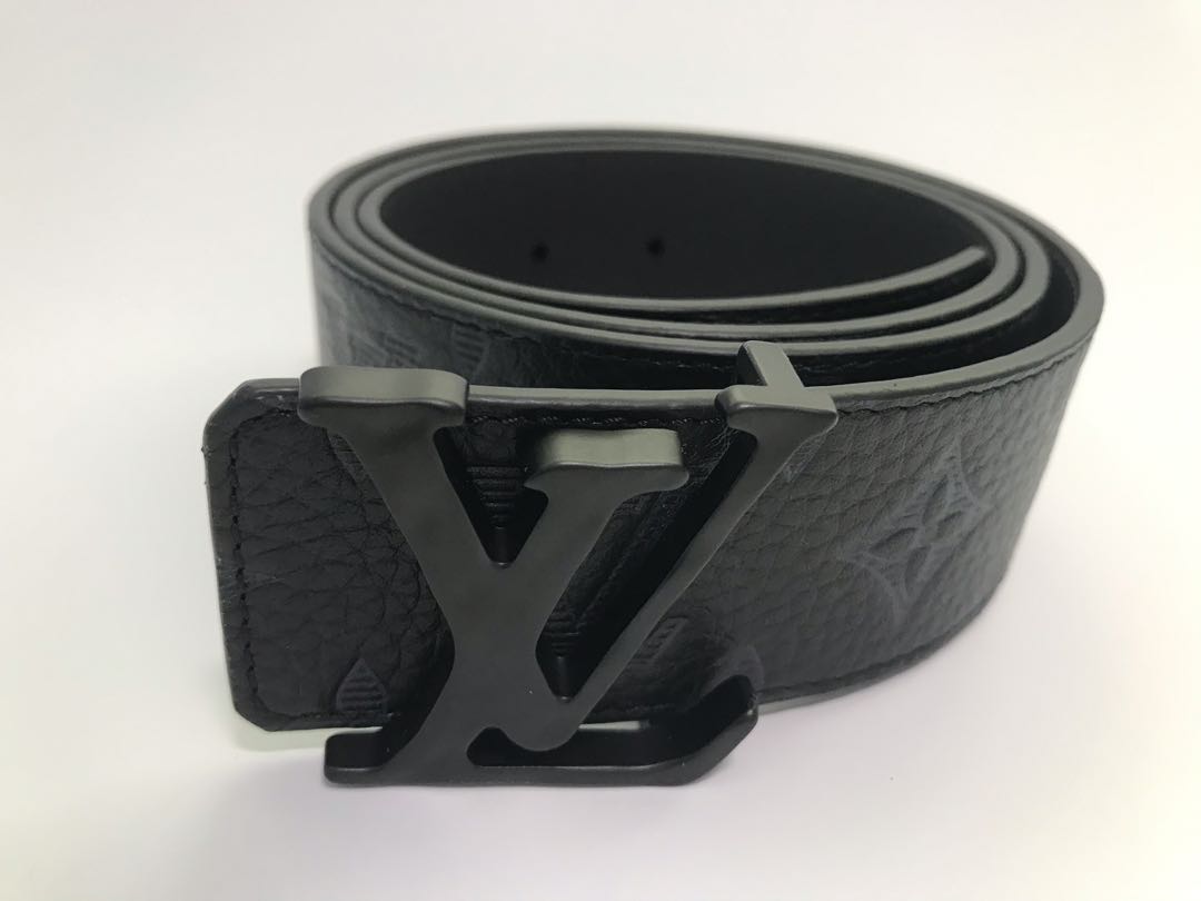 LV Shadow 40mm Reversible Belt Monogram Shadow - Accessories